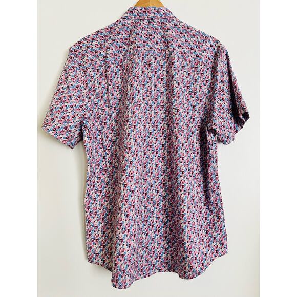 Jos. A. Bank Men's Button-Down Traveler Performance Tailored Stretch Sportshirt - Picture 2 of 6